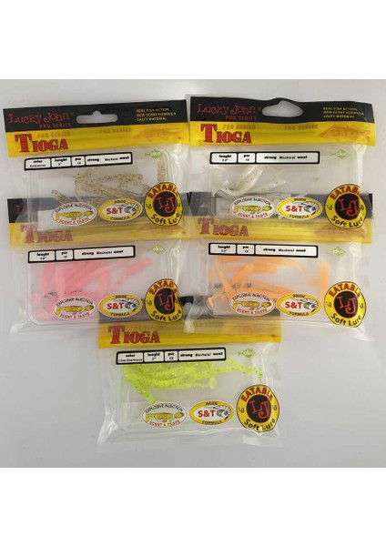 Tioga 5.08CM 10P Lrf Silikon Yem 2inch