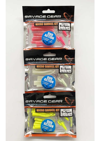 Lrf Micro Sandeel Kit Lrf Silikon Yem