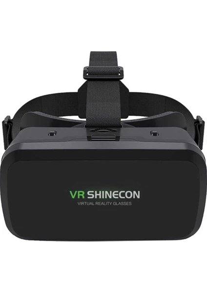 Vr Shinecon 3D Sanal Gerçeklik Gözlüğü - G06A - Önü Kapaklı Sağa Sola & Ileri Geri Ayarlanabilir Mercek (4.7" - 6.0")