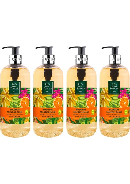 Bodrum Mandalinası Sıvı Sabun 500 ml x 4 Adet