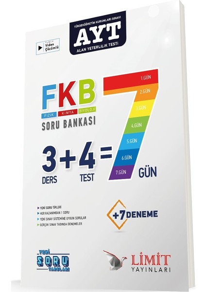 Limit Yayınları AYT Fkb Soru Bankası