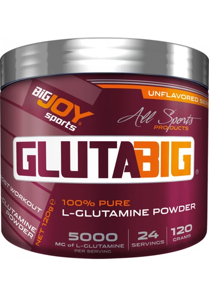 Bigjoy Sports Glutabig Powder L-Glutamin  Amino Asit 120g