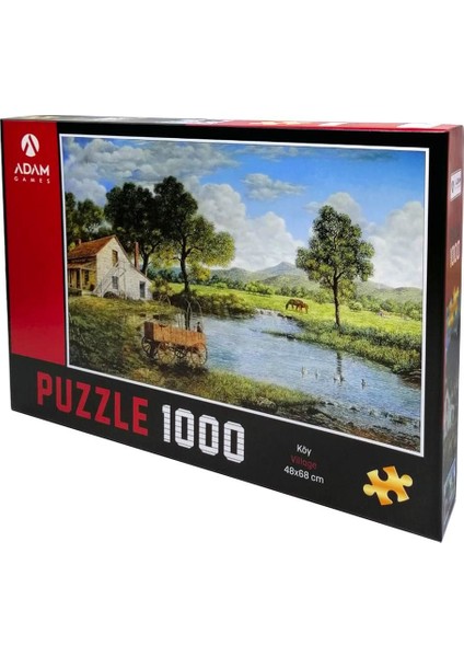 1000 Parça Köy Puzzle