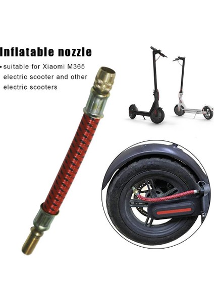 M365/PRO Elektrikli Scooter Için Lastik Şişirme Sübap Ağız Aparatı
