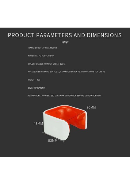 M365 Ninebot Elektrikli Scooter Için Duvara Montaj Askı Raf Stand