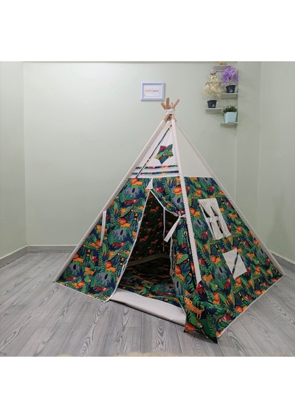 Henna Duck Sabitlenebilir Çocuk Oyun Çadırı Orman Sevgisi