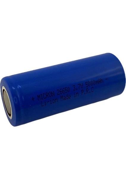 26650 3.7V 4500MAH Şarj Edilebilir Li-Ion Pil