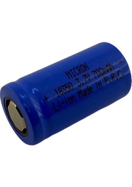 18350 3.7V 700 Mah Şarj Edilebilir Li-Ion Pil