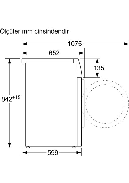 KM8610HTR A++ 8 kg Isı Pompalı Çamaşır Kurutma Makinesi