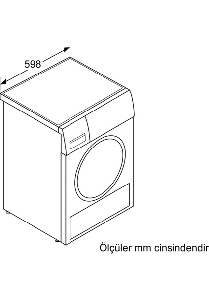 KM8610HTR A++ 8 kg Isı Pompalı Çamaşır Kurutma Makinesi