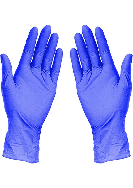Latex Pudrasız Eldiven Mavi 100'lü - L fırsatları