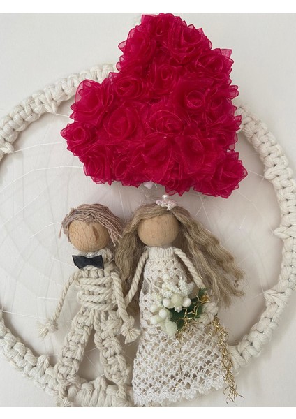 Makrome Gelin-Damat Kapı ve Duvar Süsü modelleri