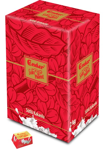 Şoko Piramid Sütlü Kakaolu 1 kg Dünya Şekerleme