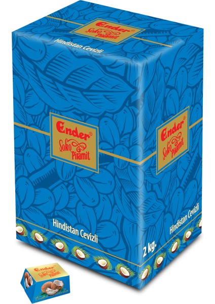 Şoko Piramid Hindistan Cevizli 1 kg Dünya Şekerleme