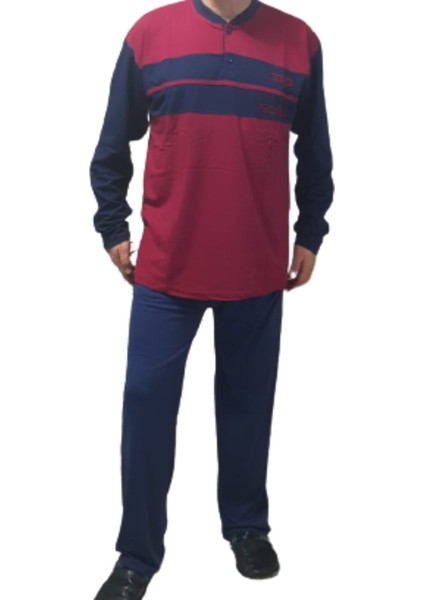%100 Pamuklu Battal Erkek Pijama Takımı