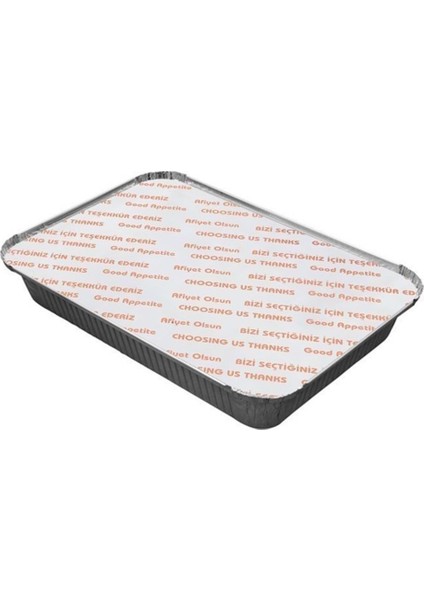 Alüminyum Küçük Tepsi Kapak 2500 gr - 100'LÜ