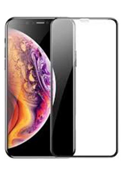 9d Ekran Koruyucu Full Ekran - Apple iPhone 11 Pro Max-Yeni Nesil Siyah