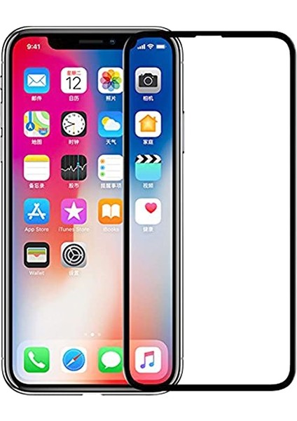 9d Ekran Koruyucu Full Ekran - Apple iPhone 11 -Yeni Nesil Siyah