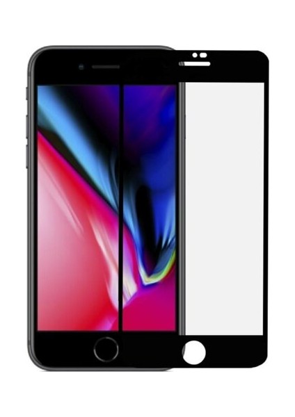 9d Ekran Koruyucu Full Ekran - Apple iPhone 8 -Yeni Nesil Siyah