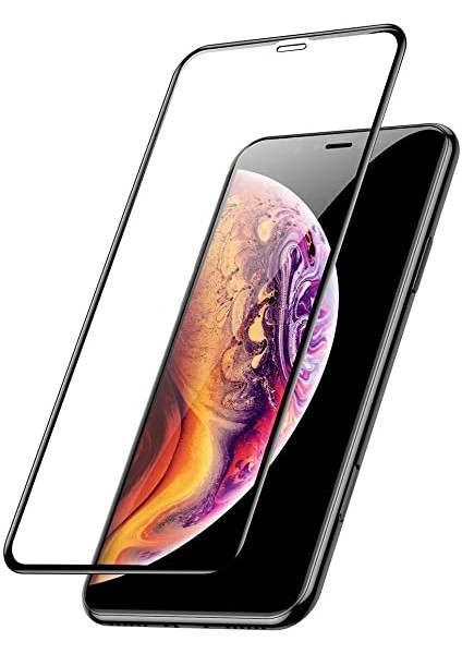 9d Ekran Koruyucu Full Ekran - Apple iPhone Xr Yeni Nesil Siyah