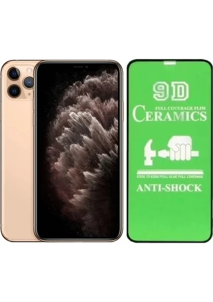 Techatech 9h Seramik Nano Full Kaplama Cam Apple iPhone 11 Pro Max Siyah