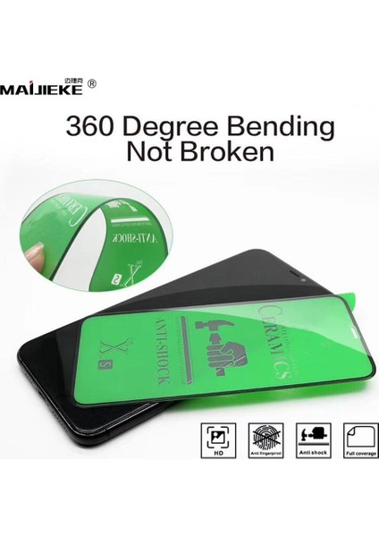 9h Seramik Nano Full Kaplama Cam Samsung A51 Siyah