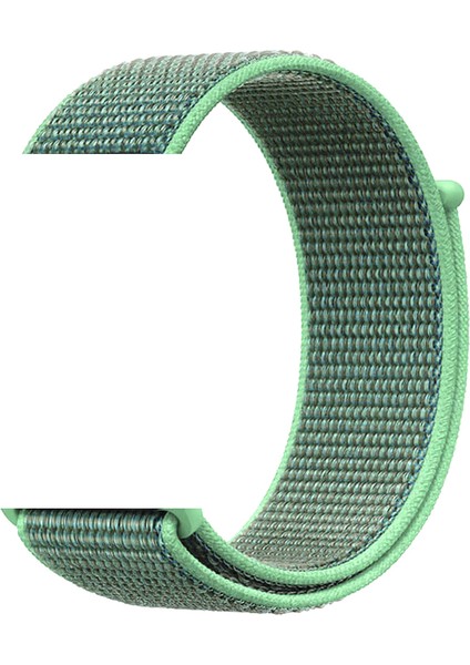 Apple Watch Uyumlu Sport Loop Örgü Bant 42-44mm Su Yeşili