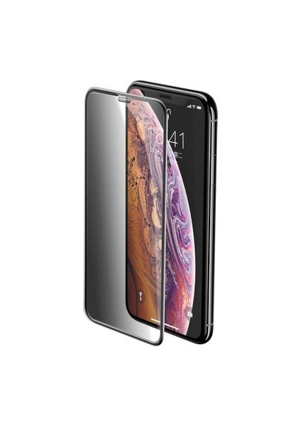 Apple iPhone 11 Pro Max Tam Koruma Hayalet Ekran 9h Hd Görüntü Siyah