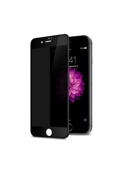 Apple iPhone 8 Tam Koruma Hayalet Ekran 9h Hd Görüntü Siyah