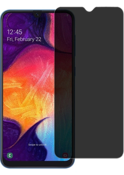 Techatech Samsung Galaxy A50 Tam Koruma Hayalet Ekran 9h Hd Görüntü Siyah