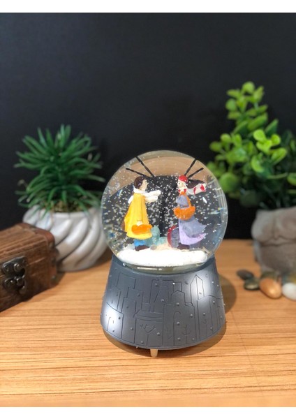 Çiko Toys Kış Masalı Romantik Çiftler Püskürtmeli Müzikli ve Işıklı Büyük Boy Kar Küresi modelleri