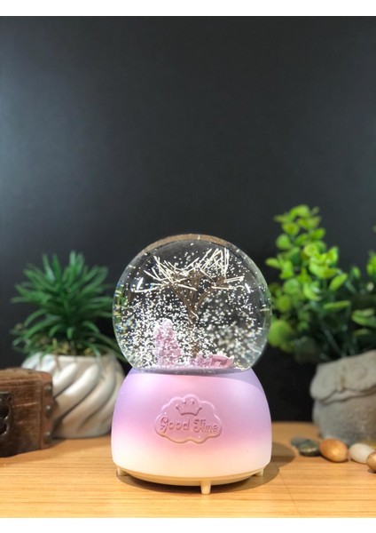Çiko Toys Ağaç Temalı Kendinden Püskürtmeli Müzikli ve Işıklı Büyük Boy Kar Küresi modelleri