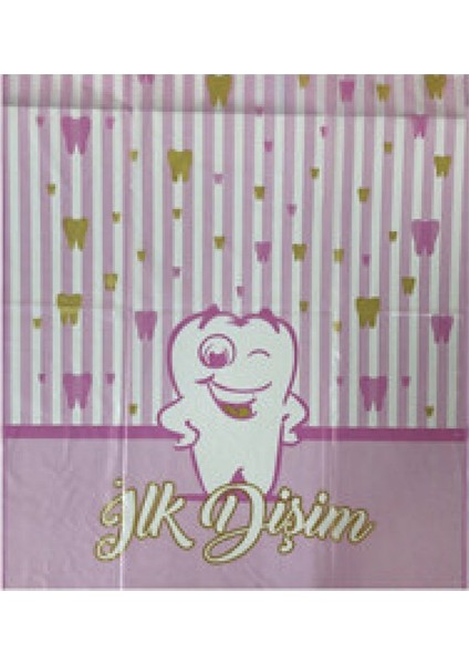 Masa Örtüsü Ilk Dişim Pembe 120X180 cm Pk:1