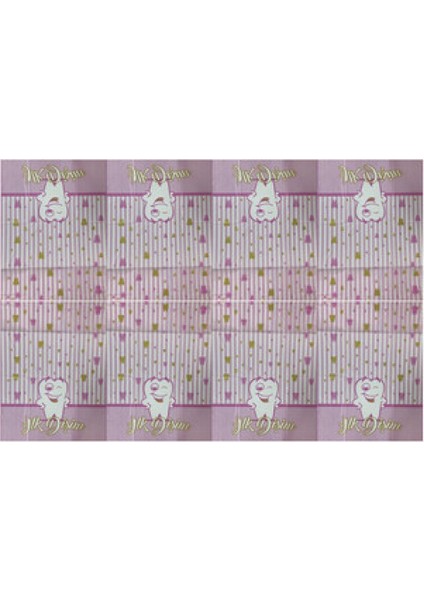 Masa Örtüsü Ilk Dişim Pembe 120X180 cm Pk:1 fiyatları