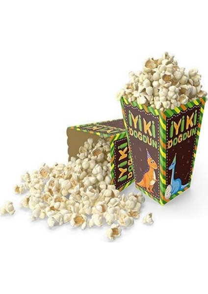 Pop Corn Mısır Kutusu Dinazorlar
