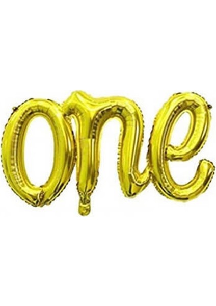 One Imza Folyo Balon Gold 107 cm