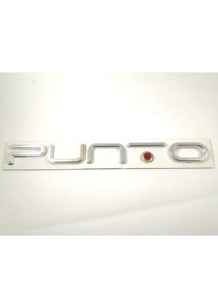 FIAT Punto Bagaj Yazısı Kırmızı Yeni Model 195mm-20mm