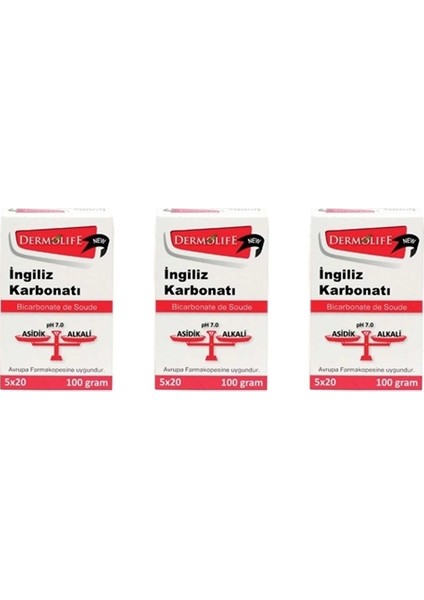 Ingiliz Karbonatı 3 x 100 gr