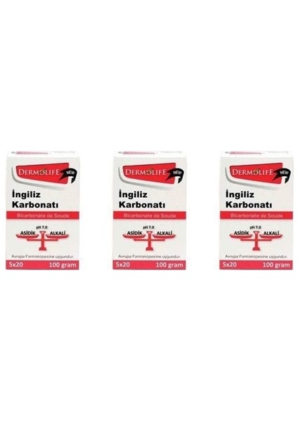 Ingiliz Karbonatı 3 x 100 gr