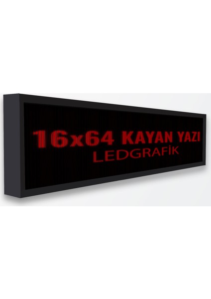 Ledgrafik Kayan Yazı Kırmızı Led Tabela