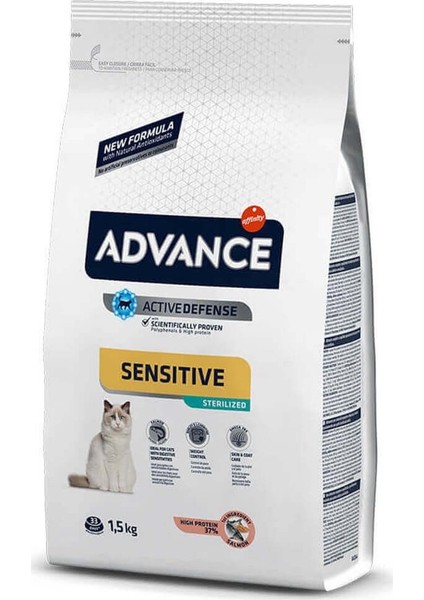 Sterilized Kısırlaştırılmış Somonlu Kedi Maması 1,5 kg