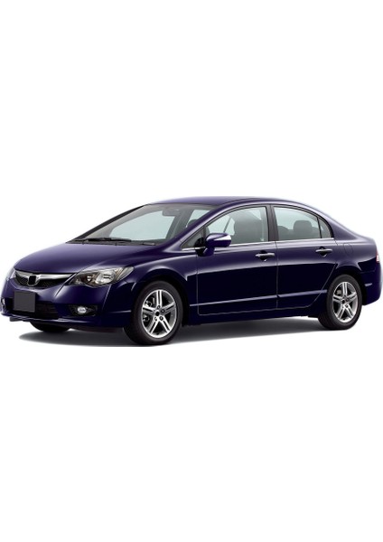 Honda Civic Fd6 ( 2006-2011 ) Krom Cam Çıtası Paslanmaz Çelik 6 Parça Blueoto fiyatları