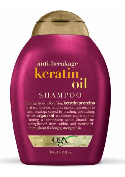 Kırılma Karşıtı Keratin Oil 385 ml