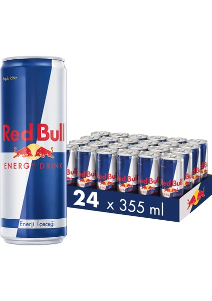 Red Bull Enerji İçeceği, 355 ml (24'lü Paket, 24x355 ml)