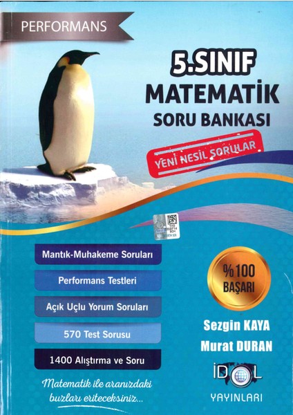 İdol Yayınları 5. Sınıf Matematik Performans Soru Bankası