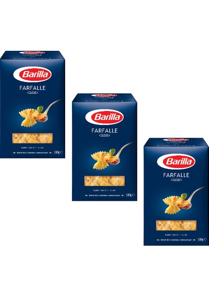 Kelebek Makarna (Farfalle) 500 Gr. x 3 Lü