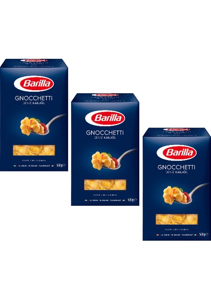 Deniz Kabuğu Makarna (Gnocchetti) 500 Gr. x 3 Lü