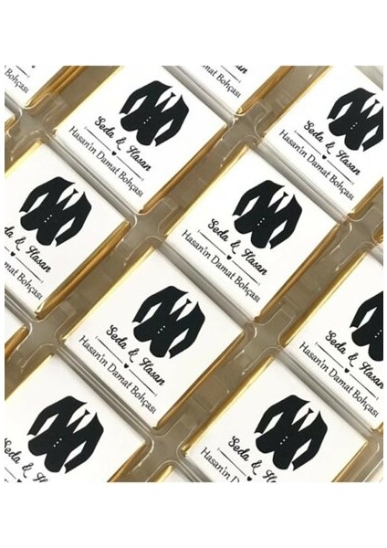 Damat Bohçası Çikolata Kutusu 32'li