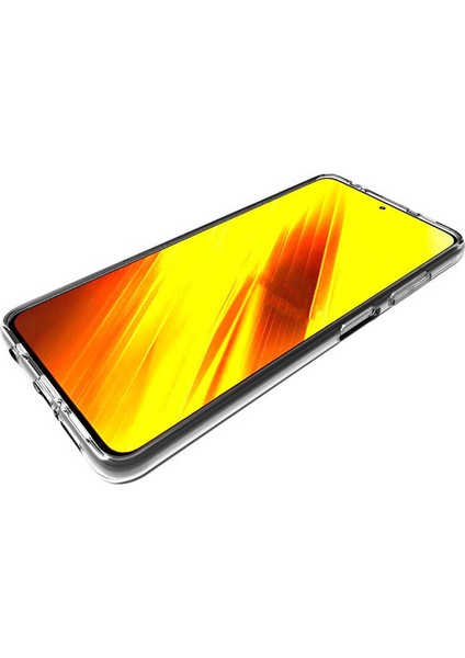 Xiaomi Poco X3 Kılıf Şeffaf Silikon Kapak + Ekran Koruyucu Kırılmaz Cam fırsatları