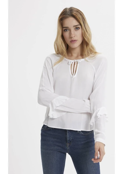 2018357 Kadın Blouse Long Sleeve